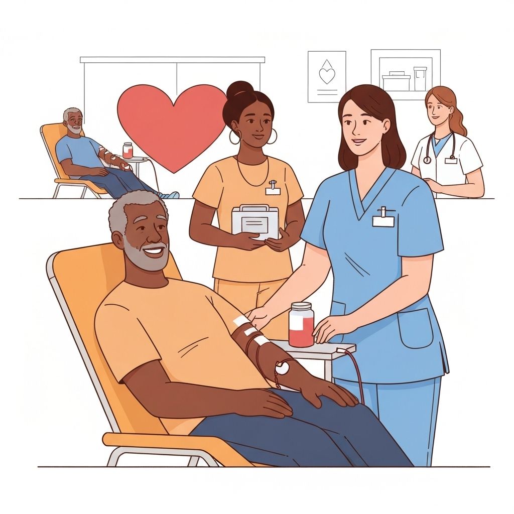 Blood donation illustration